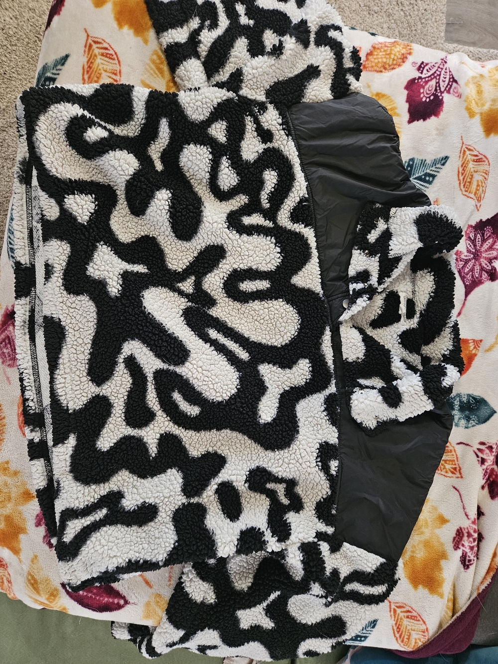 Grayson Threads Black & White Sherpa Jacket